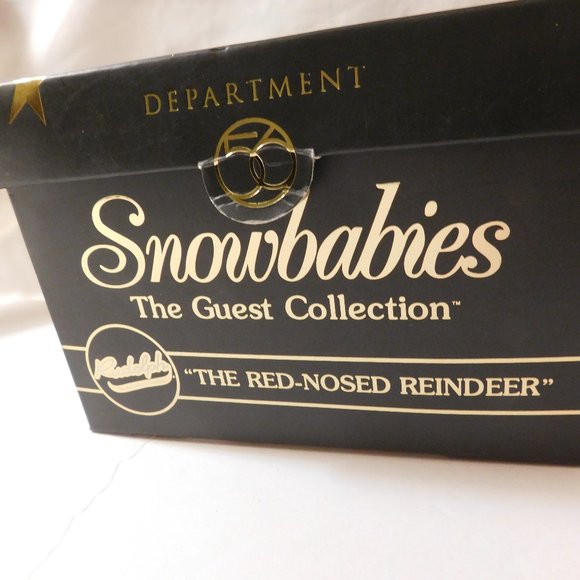 Snowbabies Rudolph The Red Nosed Reindeer Guest Collection Ornament Dept 56 - Picture 1 of 13